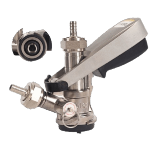S SYSTEM KEG COUPLER-BRASS BODY<p class="order_no_style">1025701</p><p class="text_order_style">S-type Keg coupler,Brass body material,Nickel plated surface</p>